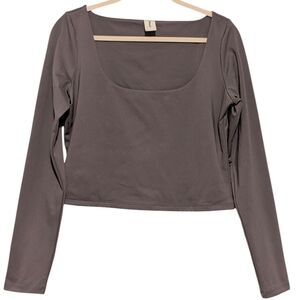 NWOT Abound Long Sleeve Crop Top